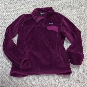 Violet Red Patagonia Re-Tool Snap Pullover